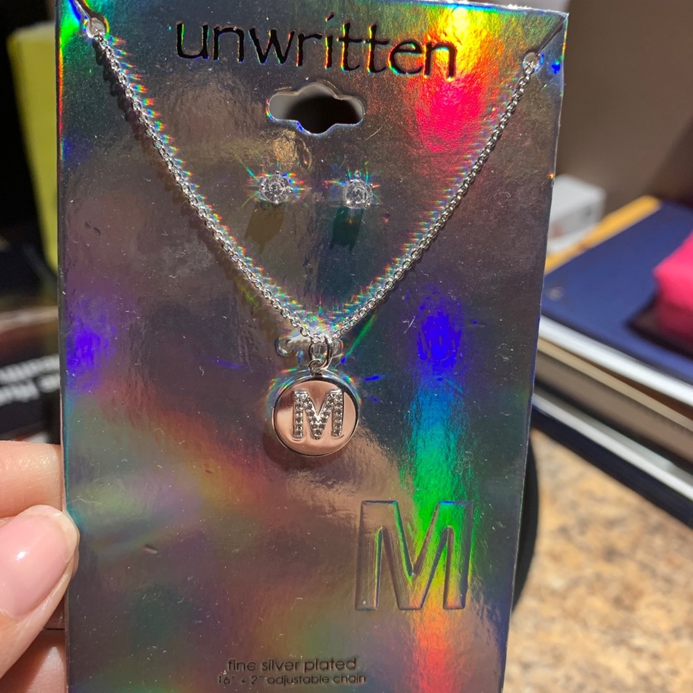 “M “ necklace